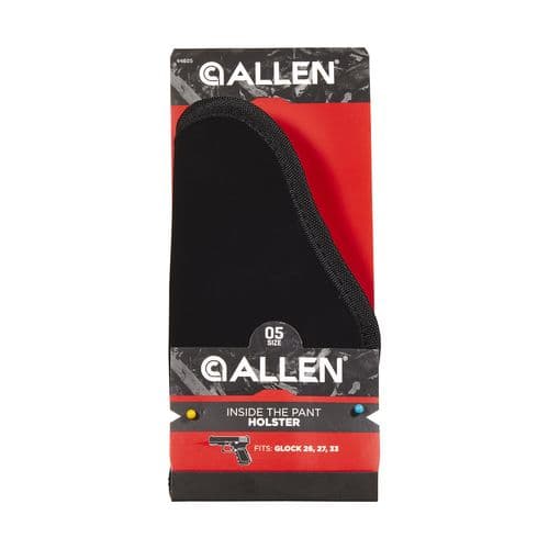 Allen 44605 Inside-The-Pant Conceal Carry Holster Size 05 IWB Black Polyester Belt Clip Compatible w/Glock 43/43X/Sig P365 Right Hand Allen 44605 Inside-The-Pant Conceal Carry Holster Size 05 IWB Black Polyester Belt Clip Compatible w/Glock 43/43X/Sig P365 Right Hand