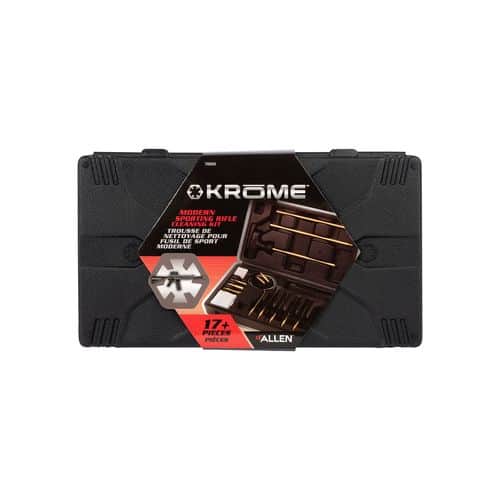 Krome 70605 Modern Sporting Rifle Cleaning Kit 30 Cal, 22 Cal, 308 Cal, 223 Cal for Rifle 17 Pieces Krome 70605 Modern Sporting Rifle Cleaning Kit 30 Cal, 22 Cal, 308 Cal, 223 Cal for Rifle 17 Pieces