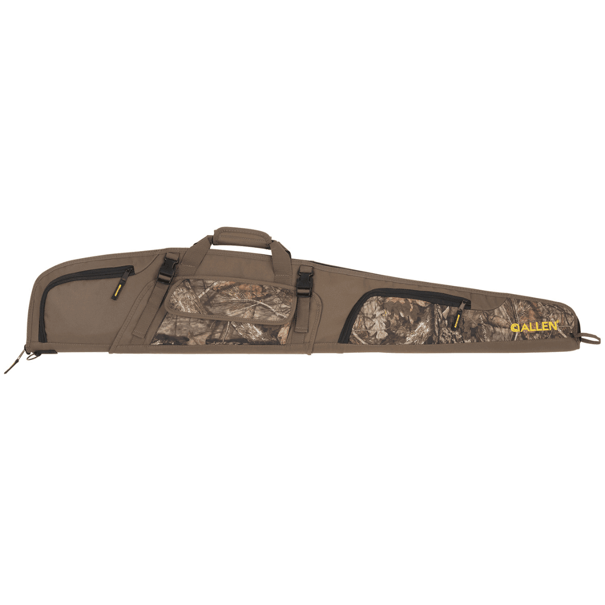 Allen Gear-Fit Bonanza Rifle Case, 48" Mossy Oak Break-Up Country with Two Accessory Pockets & Lockable Zippers for Scoped Rifle - 91748 Allen Gear-Fit Bonanza Rifle Case, 48" Mossy Oak Break-Up Country with Two Accessory Pockets & Lockable Zippers for Scoped Rifle - 91748