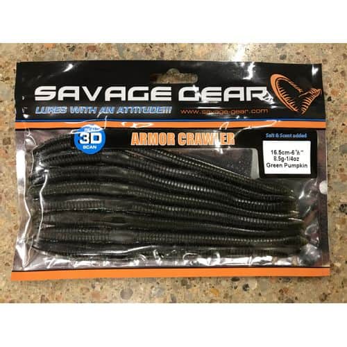Savage Gear Armor Crawler Green Pumpkin Savage Gear Armor Crawler Green Pumpkin