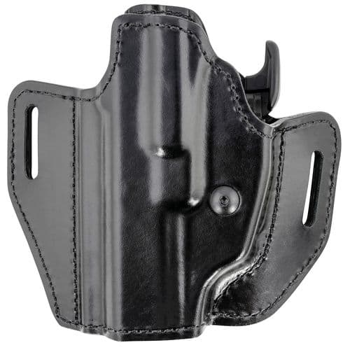 Bianchi 58352 Allusion Assent Pro-Fit 83 Black Leather Holster w/Laminate Liner Belt Left Hand Bianchi 58352 Allusion Assent Pro-Fit 83 Black Leather Holster w/Laminate Liner Belt Left Hand