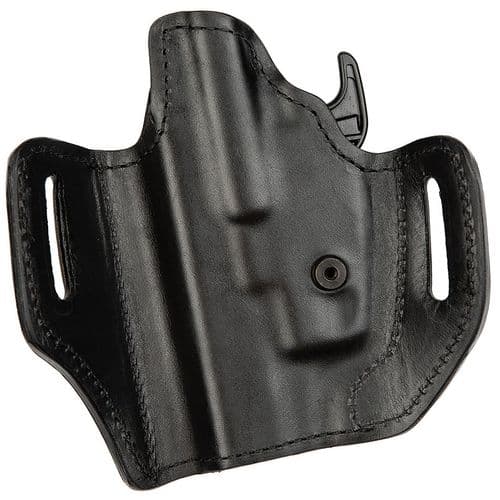 Bianchi 54502 Allusion Assent Pro-Fit 450 Black Leather Holster w/Laminate Liner Belt Left Hand Bianchi 54502 Allusion Assent Pro-Fit 450 Black Leather Holster w/Laminate Liner Belt Left Hand