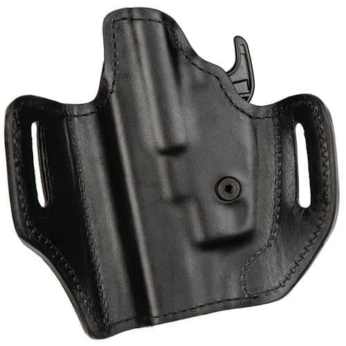 Bianchi 54502 Allusion Assent Pro-Fit 450 Black Leather Holster w/Laminate Liner Belt Left Hand Bianchi 54502 Allusion Assent Pro-Fit 450 Black Leather Holster w/Laminate Liner Belt Left Hand