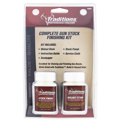 Traditions A3801 Stock Finish Kit Natural Walnut 2.70 oz Traditions A3801 Stock Finish Kit Natural Walnut 2.70 oz