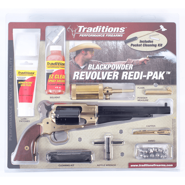Traditions FRS18581 1858 Army SAO 44 Cal Black Powder Pistol Traditions FRS18581 1858 Army SAO 44 Cal Black Powder Pistol