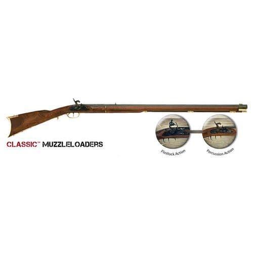 Traditions R2010 Kentucky Rifle 50 Cal Flintlock 33.50" Color Case/ Hardened Walnut Traditions R2010 Kentucky Rifle 50 Cal Flintlock 33.50" Color Case/ Hardened Walnut