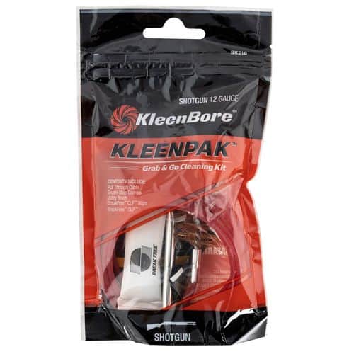 Kleen-Bore SK216-10 Grab & Go Cleaning Kit 12 Gauge Shotgun 5 Pieces 10 Pack Kleen-Bore SK216-10 Grab & Go Cleaning Kit 12 Gauge Shotgun 5 Pieces 10 Pack