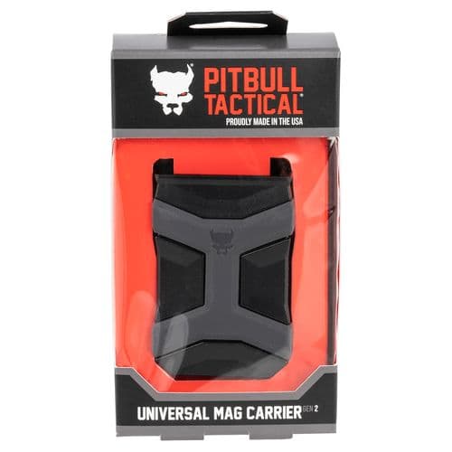 Pitbull Tactical UMC02BLK Universal Mag Carrier IWB/OWB Multi-Caliber 1.50" Belt Black Polymer Pitbull Tactical UMC02BLK Universal Mag Carrier IWB/OWB Multi-Caliber 1.50" Belt Black Polymer