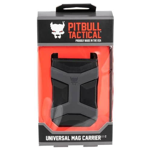 Pitbull Tactical UMC02BLK Universal Mag Carrier IWB/OWB Multi-Caliber 1.50" Belt Black Polymer Pitbull Tactical UMC02BLK Universal Mag Carrier IWB/OWB Multi-Caliber 1.50" Belt Black Polymer