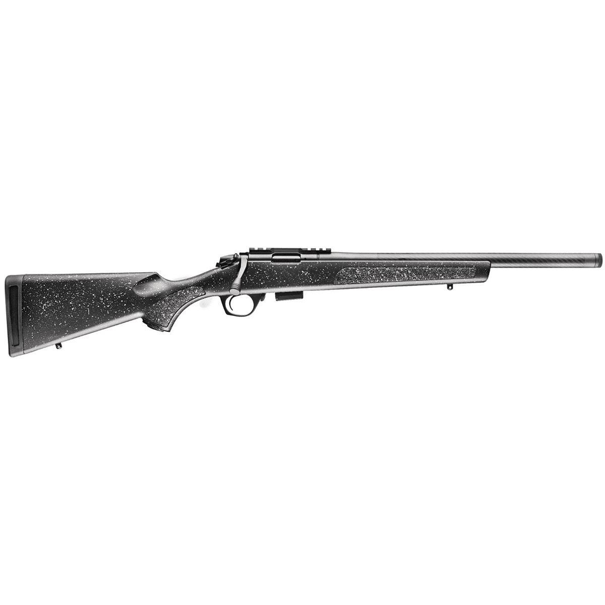 Bergara Rifles BMR002 BMR 22 LR 5+1 18" CF Matte Blued Gray Speck Black Synthetic Stock Right Hand (Full Size) Bergara Rifles BMR002 BMR 22 LR 5+1 18" CF Matte Blued Gray Speck Black Synthetic Stock Right Hand (Full Size)