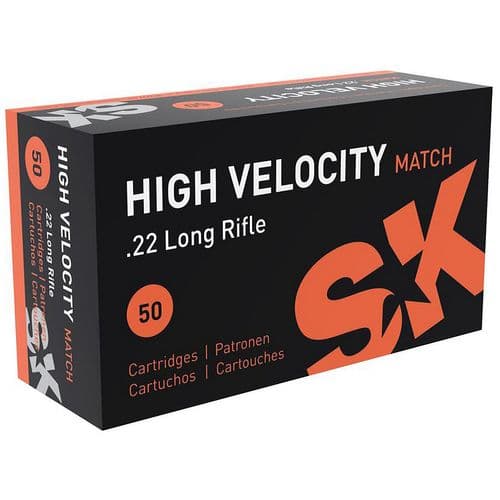 SK 420137 High Velocity 22 LR 40 gr High Velocity Match 50 Bx/ 100 Cs SK 420137 High Velocity 22 LR 40 gr High Velocity Match 50 Bx/ 100 Cs