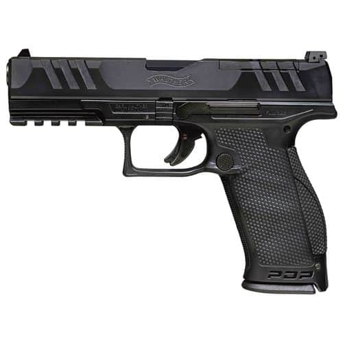 Walther Arms 2851237 PDP Optic Ready 9mm Luger 4" 18+1 Black Black Steel Slide Performance Duty Textured Black Polymer Grip Walther Arms 2851237 PDP Optic Ready 9mm Luger 4" 18+1 Black Black Steel Slide Performance Duty Textured Black Polymer Grip