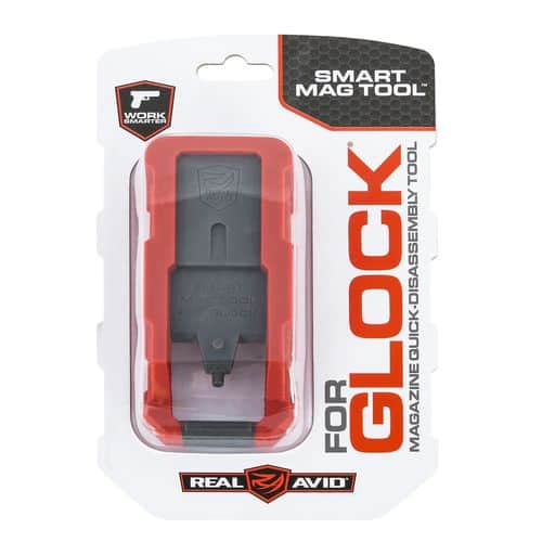 Real Avid AVGLOCKMT Smart Mag Magazine Quick Disassembly Tool Plastic Red/Gray for Glock Real Avid AVGLOCKMT Smart Mag Magazine Quick Disassembly Tool Plastic Red/Gray for Glock