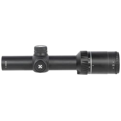 Axeon 2218703 30mm Black 1-6x24mm 30mm Tube Duplex Reticle Axeon 2218703 30mm Black 1-6x24mm 30mm Tube Duplex Reticle