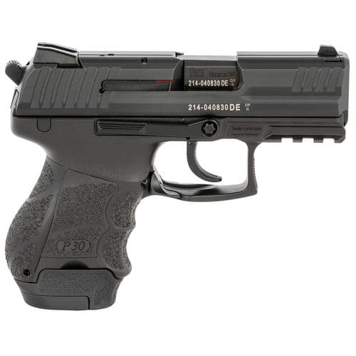 HK 81000299 P30SK Subcompact V3 SA/DA 9mm Luger 3.27" 13+1,10+1 (2) Black Black Steel Slide Black Interchangeable Backstrap Grip HK 81000299 P30SK Subcompact V3 SA/DA 9mm Luger 3.27" 13+1,10+1 (2) Black Black Steel Slide Black Interchangeable Backstrap Grip