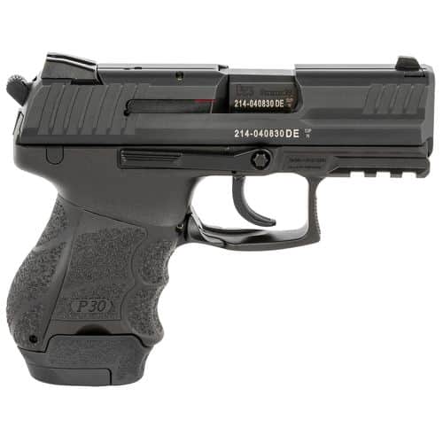 HK 81000299 P30SK Subcompact V3 SA/DA 9mm Luger 3.27" 13+1,10+1 (2) Black Black Steel Slide Black Interchangeable Backstrap Grip HK 81000299 P30SK Subcompact V3 SA/DA 9mm Luger 3.27" 13+1,10+1 (2) Black Black Steel Slide Black Interchangeable Backstrap Grip