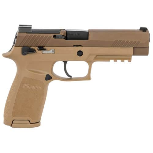 Sig Sauer 320F9M17MS2M P320 M17 9mm Luger 4.70" 17+1 Stainless Steel Coyote Stainless Steel PVD Coyote Polymer Grip Sig Sauer 320F9M17MS2M P320 M17 9mm Luger 4.70" 17+1 Stainless Steel Coyote Stainless Steel PVD Coyote Polymer Grip
