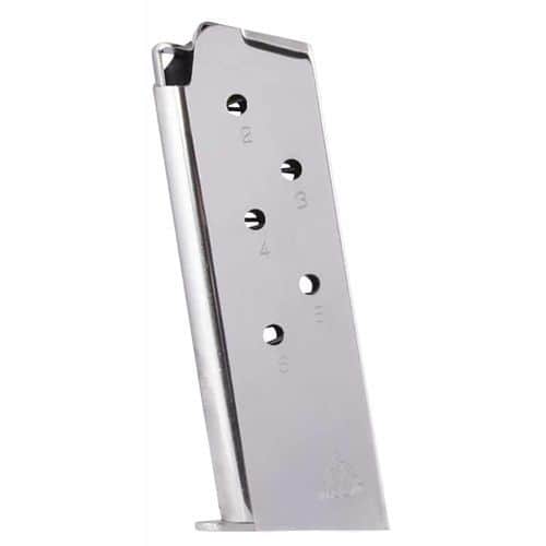 Mec-Gar MGCO4506N OEM Nickel Detachable 6rd for 45 ACP 1911 Officer Mec-Gar MGCO4506N OEM Nickel Detachable 6rd for 45 ACP 1911 Officer