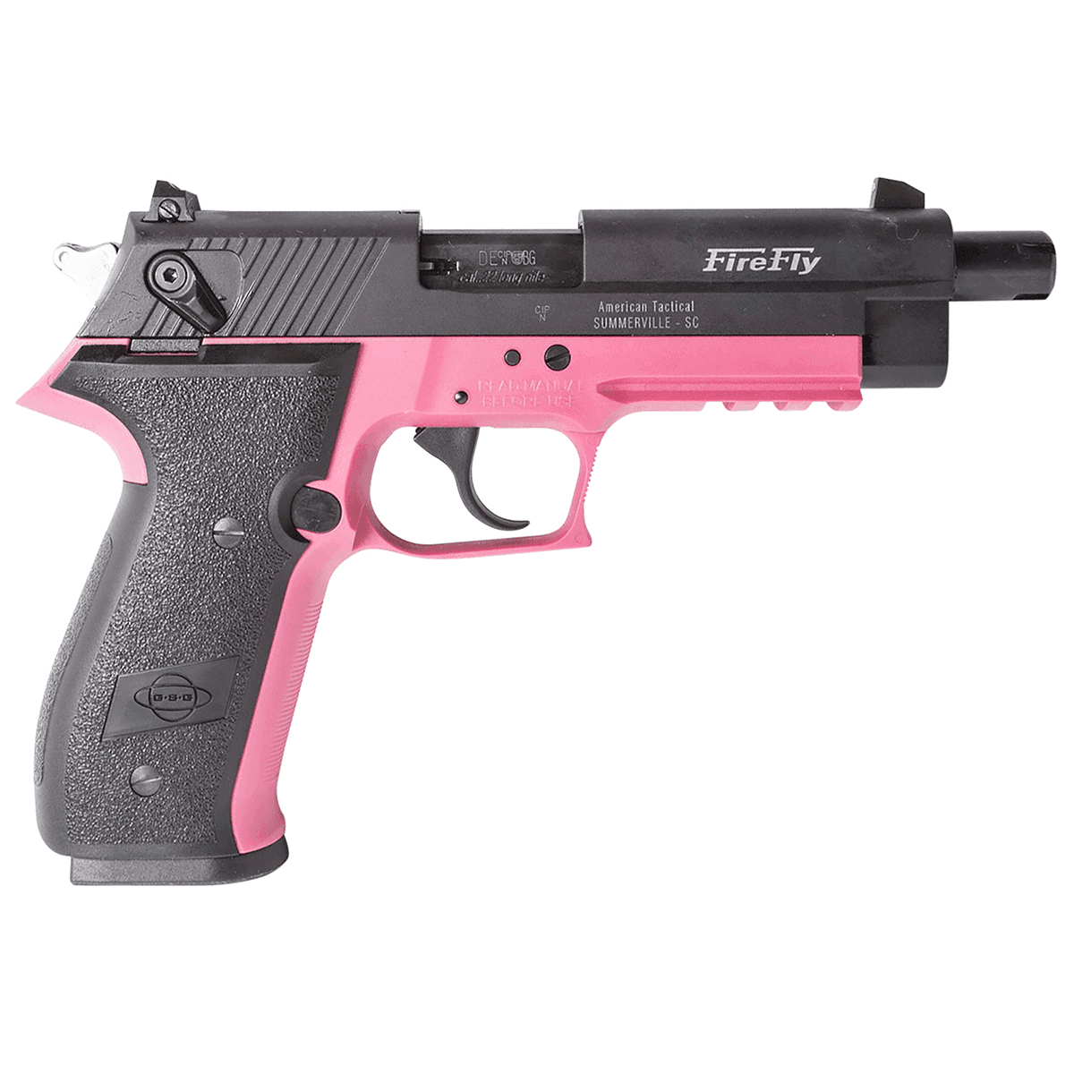 GSG FireFly 22 LR Pink Semi Automatic Handgun GSG FireFly 22 LR Pink Semi Automatic Handgun