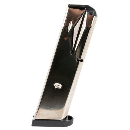 Mec-Gar MGPB9610N OEM Nickel Detachable 10rd for 40 S&W Beretta 96FS Mec-Gar MGPB9610N OEM Nickel Detachable 10rd for 40 S&W Beretta 96FS