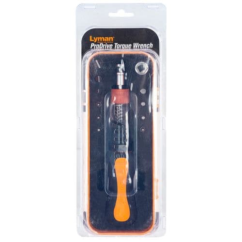 Lyman 7031300 Torque Wrench Black/Orange Steel Rubber Handle Lyman 7031300 Torque Wrench Black/Orange Steel Rubber Handle