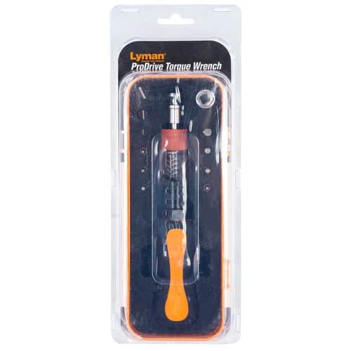Lyman 7031300 Torque Wrench Black/Orange Steel Rubber Handle Lyman 7031300 Torque Wrench Black/Orange Steel Rubber Handle
