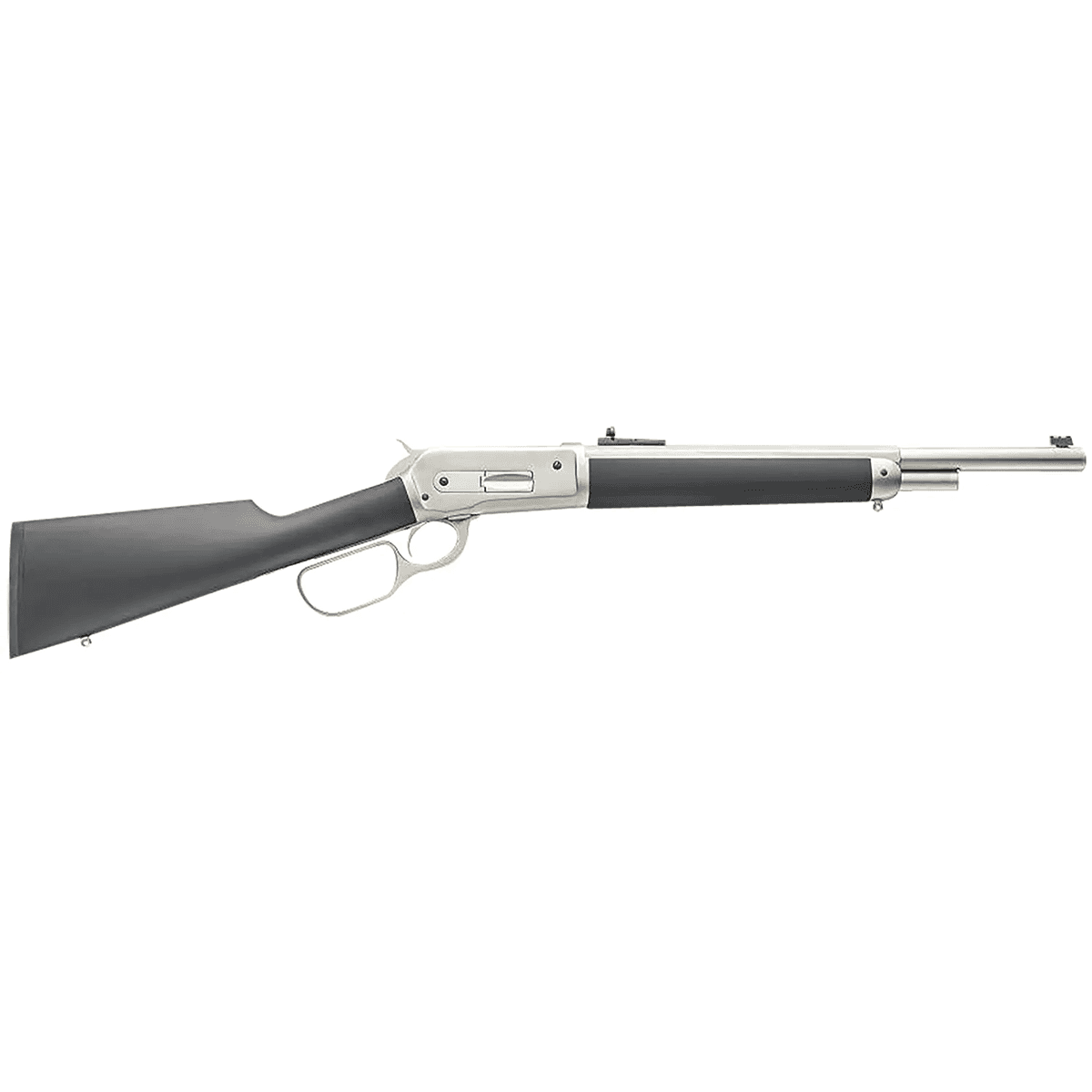 Chiappa Firearms 920355 1886 Kodiak 45-70 Gov 4+1 Cap 18.50" Matte Chrome Rec/Barrel Black Rubber Coated Walnut Stock Right Hand (Full Size) Chiappa Firearms 920355 1886 Kodiak 45-70 Gov 4+1 Cap 18.50" Matte Chrome Rec/Barrel Black Rubber Coated Walnut Stock Right Hand (Full Size)