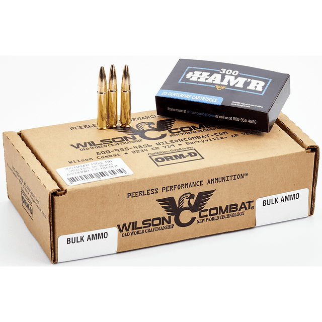 Wilson Combat A300HMR135HB HAM'R Bonded 300 HAM'R 135 gr 2450 fps Speer HAM'R Bonded 20 Bx Wilson Combat A300HMR135HB HAM'R Bonded 300 HAM'R 135 gr 2450 fps Speer HAM'R Bonded 20 Bx