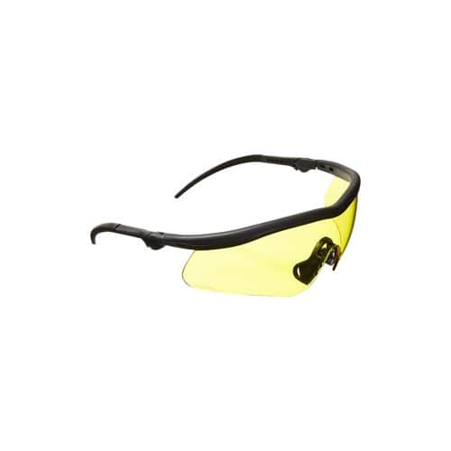 Allen 2379 Guardian Shooting Glasses 100% UV Rated Anti-Scratch, Wraparound Polycarbonate Yellow Lens with Black Frame & Nose Piece for Adult Allen 2379 Guardian Shooting Glasses 100% UV Rated Anti-Scratch, Wraparound Polycarbonate Yellow Lens with Black Frame & Nose Piece for Adult