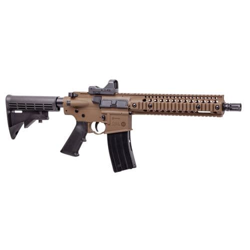 Crosman CFAR1X Full Auto R1 BB Air Rifle CO2 177 BB 25rd Flat Dark Earth Black 6 Position Stock Crosman CFAR1X Full Auto R1 BB Air Rifle CO2 177 BB 25rd Flat Dark Earth Black 6 Position Stock