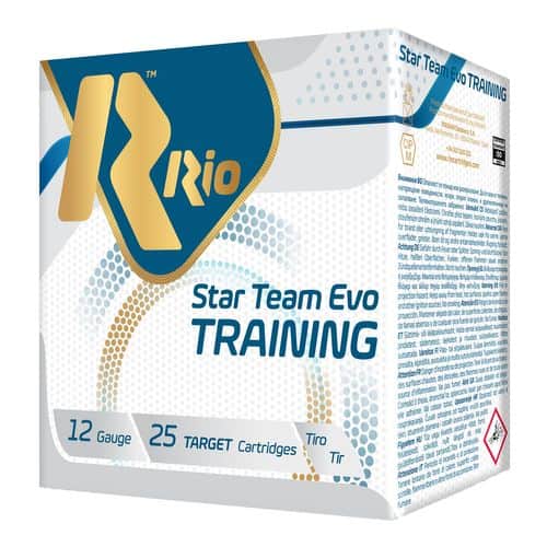 Rio Ammunition STT24LT8 Star Team Training 24 Light 12 Gauge 2.75" 7/8 oz 8 Shot 25 Bx/ 10 Cs Rio Ammunition STT24LT8 Star Team Training 24 Light 12 Gauge 2.75" 7/8 oz 8 Shot 25 Bx/ 10 Cs
