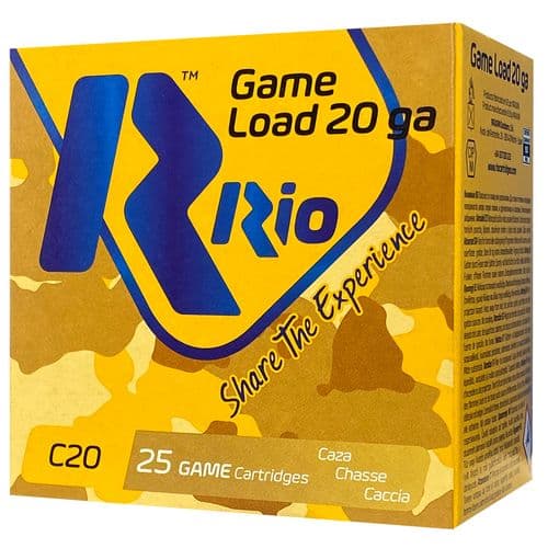 Rio Ammunition Game Load Heavy Field 20 Gauge 2.75" 1 oz 6 Shot - RC206 Rio Ammunition Game Load Heavy Field 20 Gauge 2.75" 1 oz 6 Shot - RC206