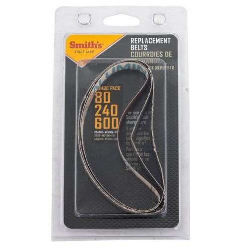 Smiths Products 50949 Replacement Belts Cordless Knife & Tool Sharpener Fine/Medium/Coarse Diamond Sharpener 3 Belts Smiths Products 50949 Replacement Belts Cordless Knife & Tool Sharpener Fine/Medium/Coarse Diamond Sharpener 3 Belts