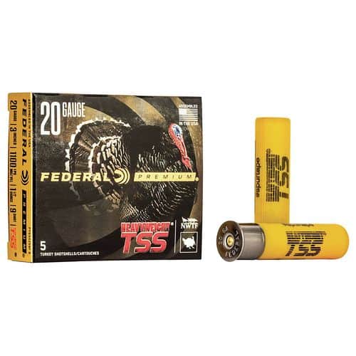 Federal PTSSX259F9 Premium Heavyweight TSS 20 Gauge 3" 1 1/2 oz 9 Shot 5 Bx/50 Cs Federal PTSSX259F9 Premium Heavyweight TSS 20 Gauge 3" 1 1/2 oz 9 Shot 5 Bx/50 Cs