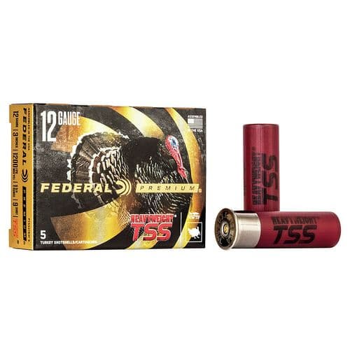 Federal PTSSX193F9 Premium Heavyweight TSS 12 Gauge 3" 1 3/4 oz 9 Shot 5 Bx/50 Cs Federal PTSSX193F9 Premium Heavyweight TSS 12 Gauge 3" 1 3/4 oz 9 Shot 5 Bx/50 Cs