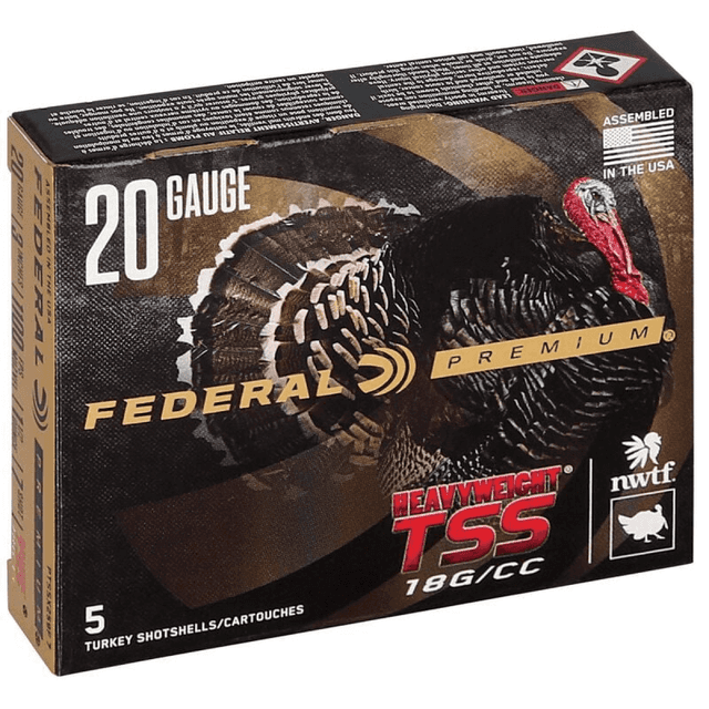 Federal PTSSX259F7 Premium Heavyweight TSS 20 Gauge 3" 1 1/2 oz 7 Shot 5 Bx/50 Cs Federal PTSSX259F7 Premium Heavyweight TSS 20 Gauge 3" 1 1/2 oz 7 Shot 5 Bx/50 Cs