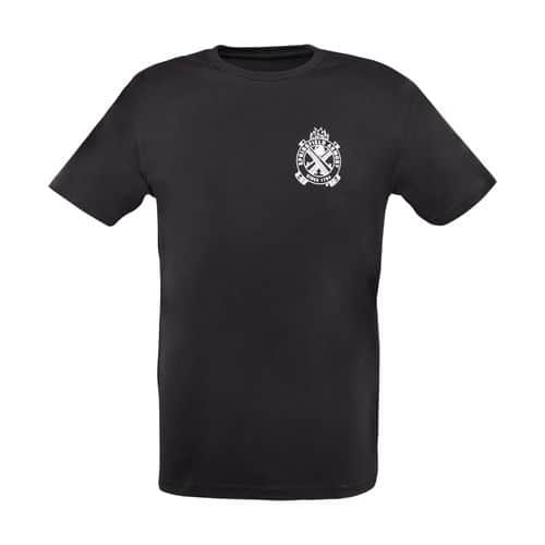 Springfield Armory GEP1656M Logo Crest Mens T-Shirt Black Medium Short Sleeve Springfield Armory GEP1656M Logo Crest Mens T-Shirt Black Medium Short Sleeve