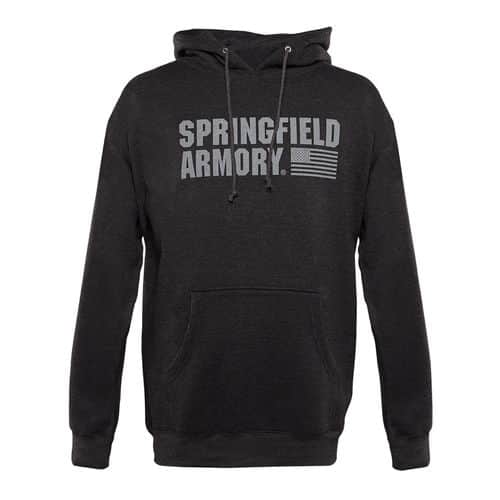 Springfield Armory GEP1663S Springfield Flag Logo Men's Charcoal Gray Long Sleeve Small Springfield Armory GEP1663S Springfield Flag Logo Men's Charcoal Gray Long Sleeve Small