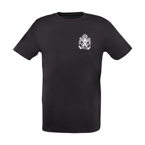 Springfield Armory GEP1656L Logo Crest Mens T-Shirt Black Large Short Sleeve Springfield Armory GEP1656L Logo Crest Mens T-Shirt Black Large Short Sleeve