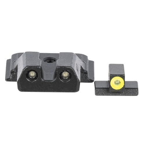 Meprolight USA 417703121 Mepro Hyper-Bright Self-Illuminated Sights Fixed Tritium Yellow Front, Green Rear Black Frame for S&W M&P Shield Meprolight USA 417703121 Mepro Hyper-Bright Self-Illuminated Sights Fixed Tritium Yellow Front, Green Rear Black Frame for S&W M&P Shield