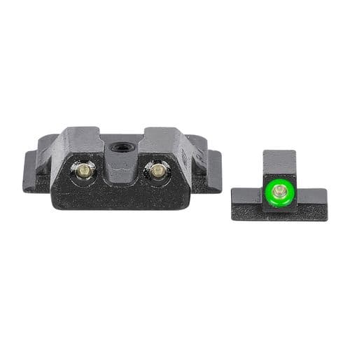 Meprolight USA 417703111 Mepro Hyper-Bright Self-Illuminated Sights Fixed Tritium Green Front & Rear Black Frame for S&W M&P Shield Meprolight USA 417703111 Mepro Hyper-Bright Self-Illuminated Sights Fixed Tritium Green Front & Rear Black Frame for S&W M&P Shield