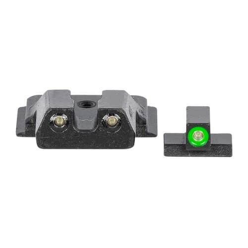 Meprolight USA 417703111 Mepro Hyper-Bright Self-Illuminated Sights Fixed Tritium Green Front & Rear Black Frame for S&W M&P Shield Meprolight USA 417703111 Mepro Hyper-Bright Self-Illuminated Sights Fixed Tritium Green Front & Rear Black Frame for S&W M&P Shield