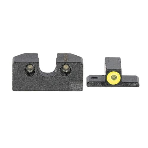 Meprolight USA 408893121 Mepro Hyper-Bright Self-Illuminated Sights Fixed Tritium Yellow Front, Green Rear Black Frame for FN Meprolight USA 408893121 Mepro Hyper-Bright Self-Illuminated Sights Fixed Tritium Yellow Front, Green Rear Black Frame for FN