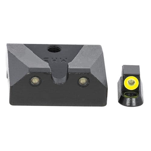 Meprolight USA 477873121 Mepro Hyper-Bright Self-Illuminated Sights Fixed Tritium Yellow Front, Green Rear Black Frame for CZ Shadow 2 Meprolight USA 477873121 Mepro Hyper-Bright Self-Illuminated Sights Fixed Tritium Yellow Front, Green Rear Black Frame for CZ Shadow 2