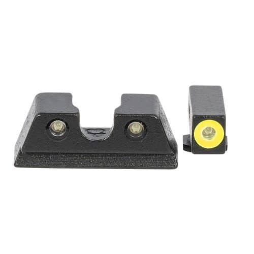 Meprolight USA 402203121 Mepro Hyper-Bright Self-Illuminated Sights Fixed Tritium Yellow Front, Green Rear Black Frame for Glock 42,43,43X,48 Meprolight USA 402203121 Mepro Hyper-Bright Self-Illuminated Sights Fixed Tritium Yellow Front, Green Rear Black Frame for Glock 42,43,43X,48