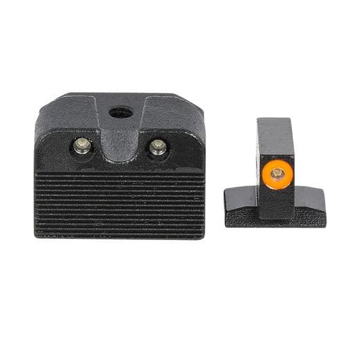 Meprolight USA 412303131 Mepro Hyper-Bright Self-Illuminated Sights Fixed Tritium Orange Front, Green Rear Black Frame for Kimber 1911 with Suppressor Meprolight USA 412303131 Mepro Hyper-Bright Self-Illuminated Sights Fixed Tritium Orange Front, Green Rear Black Frame for Kimber 1911 with Suppressor