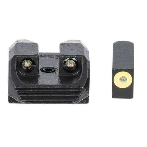 Meprolight USA 412313121 Mepro Hyper-Bright Self-Illuminated Sights Fixed Tritium Yellow Front, Green Rear Black Frame for Kimber K6, DA/SA Revolver Meprolight USA 412313121 Mepro Hyper-Bright Self-Illuminated Sights Fixed Tritium Yellow Front, Green Rear Black Frame for Kimber K6, DA/SA Revolver