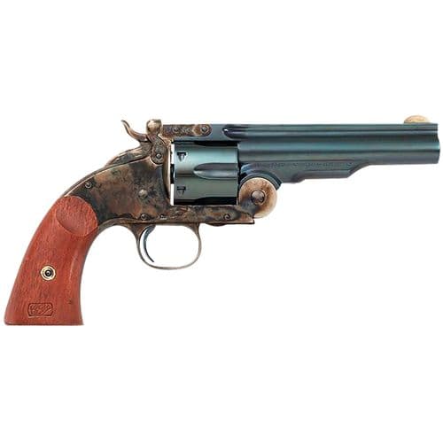 Taylors & Company 0852C09 Schofield Top Break 44-40 Win 6rd 7" Charcoal Blued Barrel & Cylinder Color Case Hardened Steel Frame Walnut Grip Taylors & Company 0852C09 Schofield Top Break 44-40 Win 6rd 7" Charcoal Blued Barrel & Cylinder Color Case Hardened Steel Frame Walnut Grip