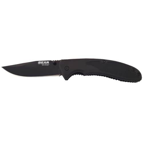 Bear Edge 106 Folding Pocket Knife 3.5" Clip Point 440 Stainless Steel Blade Zytel Handle Black Bear Edge 106 Folding Pocket Knife 3.5" Clip Point 440 Stainless Steel Blade Zytel Handle Black