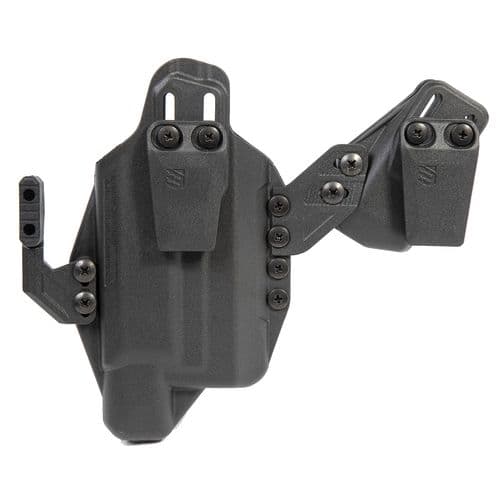 Blackhawk 416702BK Stache IWB Size 02 Black Polymer Belt Clip Compatible w/Glock 19/23/32/45 Belt 1.50" Wide Ambidextrous Blackhawk 416702BK Stache IWB Size 02 Black Polymer Belt Clip Compatible w/Glock 19/23/32/45 Belt 1.50" Wide Ambidextrous
